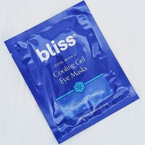 🔴 BLISS Cool With It Cooling Gel Under Eye Masks - 2 Pack, 4 Patches total